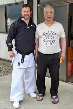 Sensei Ludvic Jorge & Shihan Furuhata (photo Japon Matsumoto)